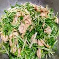 ☆魔矢☆'s cooksnap of when they made サラダチキンと水菜の柚子胡椒ポン酢サラダ.