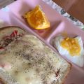 クック49L4Ho☆'s cooksnap of when they made ガツンとチーズ黒胡椒マヨカニカマトースト.