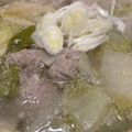 ﾌﾞﾚﾝﾀﾞ's cooksnap of when they made 寒い季節に！豚つくねスープ鍋！.