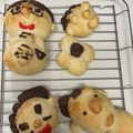 11358a's cooksnap of when they made 父の日に！父の似顔絵メロンパン.