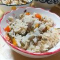 2児ママみきてぃ's cooksnap of when they made 簡単☆ジューシー(沖縄の炊き込みご飯).