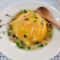 在宅勤務のおじさん's cooksnap of when they made 炊き込みご飯のリメイク和風オムライス♪.
