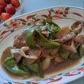 ＠ももこ's cooksnap of when they made 牛肉と玉ねぎとピーマンのオイスター炒め.