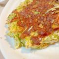 まいこんぐ＊'s cooksnap of when they made キャベツと納豆で☆オープンオムレツ.