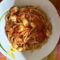 ☆yopipi's cooksnap of when they made 完コピ！トマトとにんにくのスパゲティ.