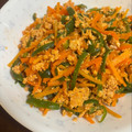 あやママ99's cooksnap of when they made ピーマンとにんじんと卵の洋風きんぴら.