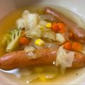 ★なみ☆'s cooksnap of when they made キャベツ他具沢山な☆簡単コンソメスープ★.