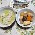 まりゆりひろこ's cooksnap of when they made 鶏肉こんにゃく大根タケノコの簡単な煮物.