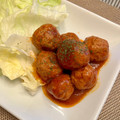 エリィガガ's cooksnap of when they made 揚げない★超簡単ミートボール★ケチャップ.