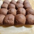 きんたニコニコ's cooksnap of when they made 米粉配合・ココアミルクちぎりパン.