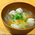 ちーまぐ's cooksnap of when they made 白菜＆プリッツル鶏ひき肉団子の春雨スープ.