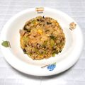 ＠迷子＠'s cooksnap of when they made ☆簡単☆小松菜と豚こまの焼肉チャーハン.