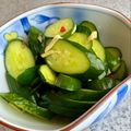 yu🐓's cooksnap of when they made ☆簡単キュウリの浅漬け☆.