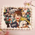 ばななちょーこ's cooksnap of when they made 簡単ワンポイント＊キャラデコケーキ.