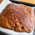 ふっくら姉さん's cooksnap of when they made 型なし簡単！バナナとチョコの天板ケーキ♡.