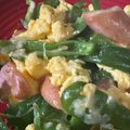 nyaoppi's cooksnap of when they made 簡単！美味しい♪ウインナー卵ピーマン炒め.
