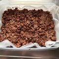 ミミコ＆キンジ's cooksnap of when they made 友チョコに♬簡単✳︎ざくざくチョコバー♡.