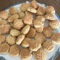 Yokchina's cooksnap of when they made HMで簡単♪メロンパンみたいなクッキー.