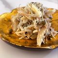 E吉☆'s cooksnap of when they made 山椒・みょうが・じゃこのサラダ.