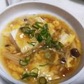 くむちん's cooksnap of when they made ふわふわ玉子ときのこのあんかけ豆腐.