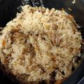 食欲旺盛な私's cooksnap of when they made きのこ山盛りのあまから混ぜごはん。.