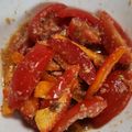 ビビとさっちん's cooksnap of when they made 1分で♪パプリカ、トマトおかかポン酢和え.