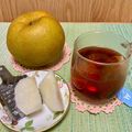 ビートルズ食堂's cooksnap of when they made 梨のすりおろし入り紅茶.