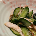 LunaJuno's cooksnap of when they made 鶏むね肉ときゅうりのさっぱり梅肉和え.