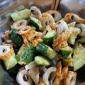 yukoko☆'s cooksnap of when they made きゅうりとちくわの梅肉和え♡ゴマたっぷり.