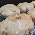 シスターズままんの子's cooksnap of when they made HBで♡柔らかくて甘いくるみパン.