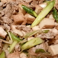 Ｍぱん's cooksnap of when they made 厚揚げとアスパラのひき肉そぼろあんかけ.