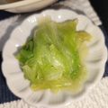 ちゃちゅ2's cooksnap of when they made シャッキシャキ☆レタスのお浸し！.