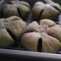 kumano台所's cooksnap of when they made ふわっふわ♡粒あんよもぎパン（HB生地）.