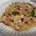 fu♪♪'s cooksnap of when they made 豚肉とモヤシの甘辛チーズ炒め☆.