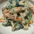 TeaChan214's cooksnap of when they made 【農家のレシピ】野菜とキノコの白和え.