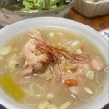 shikkachan's cooksnap of when they made 鶏手羽元であったか参鶏湯.