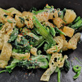 ひんべえ's cooksnap of when they made ほうれん草と油揚げのピリ辛マヨ炒め.