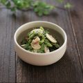 まろんかふぇ's cooksnap of when they made 生で味わう春菊とマッシュルームのサラダ。.