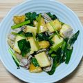 あさひ＊ごちそう研究's cooksnap of when they made 厚揚げと小松菜の豚バラ中華風炒め.