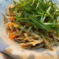 nuyｍa's cooksnap of when they made 九条ねぎ☆蓮根☆ごぼう☆人参金平サラダ.