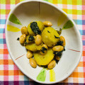 チェックのミニくま's cooksnap of when they made さつま芋とお豆のマヨソテー.