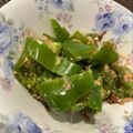 run※'s cooksnap of when they made レンジで簡単♡ピーマンのおかか和え.