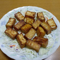 55才のおじさん's cooksnap of when they made 厚揚げの揚げない唐揚げ。カリカリもちもち.