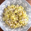 ぴーちゃん's cooksnap of when they made いぶりがっこタルタル☆空炒りキャベツ.