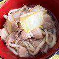 alice218's cooksnap of when they made トロトロ白菜と豚肉の絶品うどん鍋.