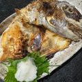 TeaChan214's cooksnap of when they made 白米消滅！真鯛の頭でカブト焼き.