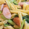monjimari's cooksnap of when they made 簡単小松菜しめじのクリームパスタ.