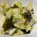 chacokon☆'s cooksnap of when they made ヘルシー＆栄養満点！白菜とわかめのサラダ.