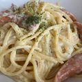 わんあみ's cooksnap of when they made ♡ワンパン♡牛乳♡簡単カルボナーラ♡.