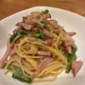 Rieko_ｓ♪♪'s cooksnap of when they made ☆アスパラとベーコンのパスタ☆.